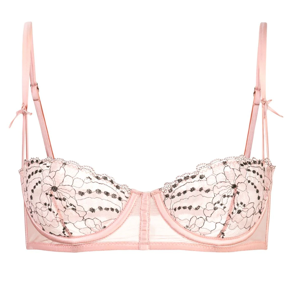 FLEUR DU MAL Daisy Lace Half Lined Demi Bra.png