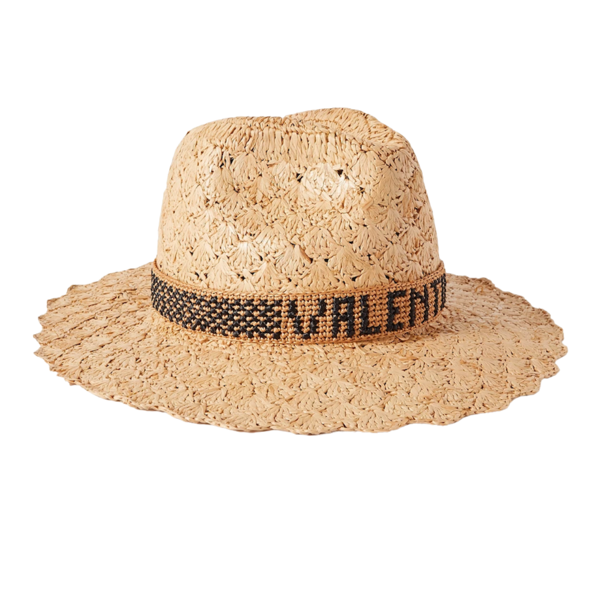 Wide Brim Fedora with Yellow and Brown Trim